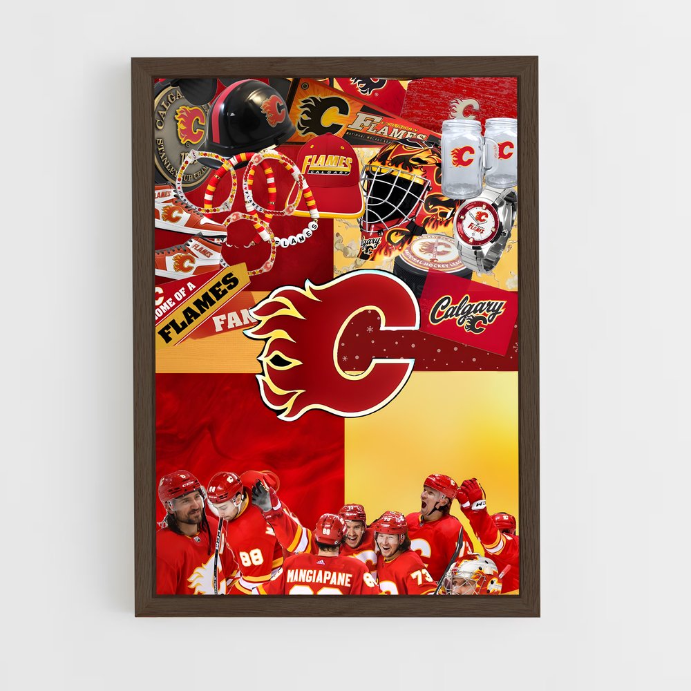 Poster Calgary flames – affiche Hockey sur glace (vue 5)